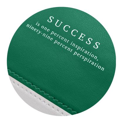 Ежедневник недатир. А5 140*200 мм, 320 стр. "Success" тверд. обл. кожзам., черный/белый