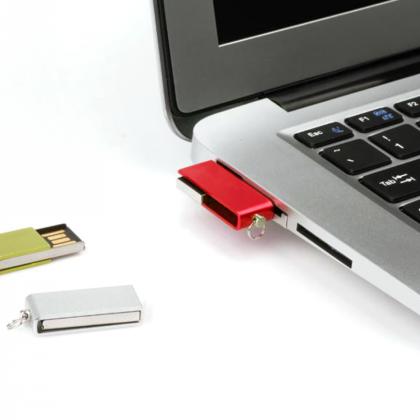 Карта памяти USB Flash 2.0 16 Gb VDM-055, пластик, метал, синий 