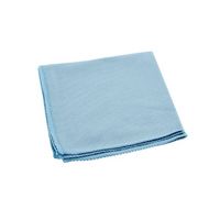 Салфетка д/окон и стекла из микроволокна, 250г/м2, 40*40см, голубой, без упаковки