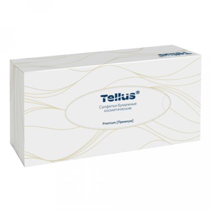 Салфетки косметические Tellus Премиум, 100шт./уп., FT1