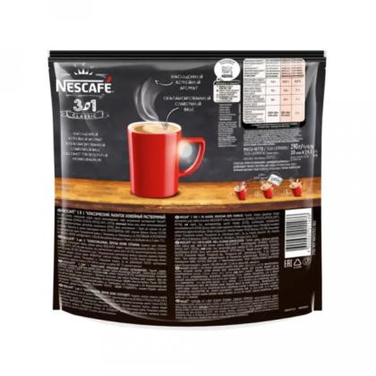 Кофейный напиток "Nescafe" растворим., 3в1, 20 шт./упак., пакет, Классик