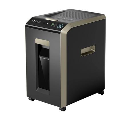 Уничтожитель Deli ET088/T088 (автоподатчик до 200 листов, Р-5, 2*12, до 10 листов, 32 литра, раб. цикл 60 мин), черный/золотой