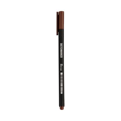 Ручка капиллярная "Sketchmarker Artist fine pen" 0.4 мм, коричневый темный