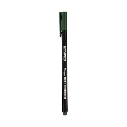 Ручка капиллярная "Sketchmarker Artist fine pen" 0.4 мм, зеленый насыщенный