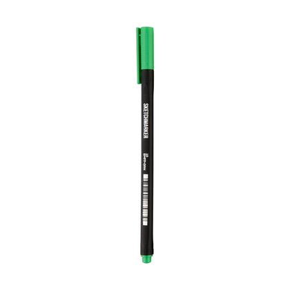 Ручка капиллярная "Sketchmarker Artist fine pen" 0.4 мм, зеленый