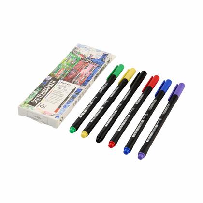 Ручка капиллярная "Sketchmarker Artist fine pen Main" набор 6 шт.