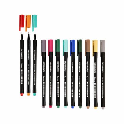 Ручка капиллярная "Sketchmarker Artist fine pen Studio" набор 24 шт.