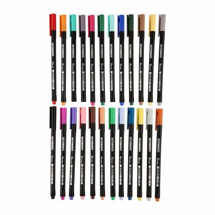 Ручка капиллярная "Sketchmarker Artist fine pen Studio" набор 24 шт.