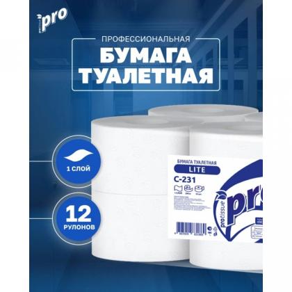 Бумага туалетная  PROtissue 120м, 2 слоя, Instant, 100% целлюлоза