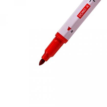 Маркер перм., двусторонний "Twin Name Pen" синий