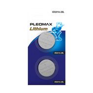 бат_гальв. литиевый дисковый 3 V  CR2016 PLEOMAX Samsung (2шт)
