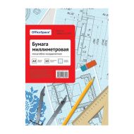 Бумага миллиметровая в папке А3 OfficeSpace 10л.