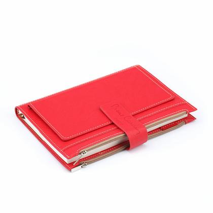 Книга записная А5 155*215 мм, 256 стр., лин. "Pierre Cardin" кожзам., на магните, черный