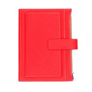 Книга записная А5 155*215 мм, 256 стр., лин. "Pierre Cardin" кожзам., на магните, красный