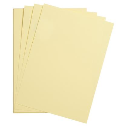 Бумага цветная "Maya" 50*70 см 120г/м2, св.-желтый