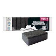 Губка кухонная для мытья посуды York Графит Джамбо 90*60*29 мм, 10шт/уп.