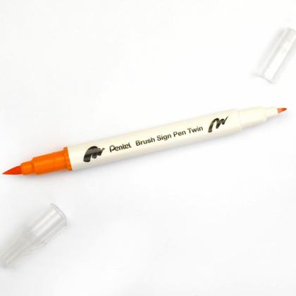 Маркер-кисть "Brush Sign pen twin" набор, 12 шт.