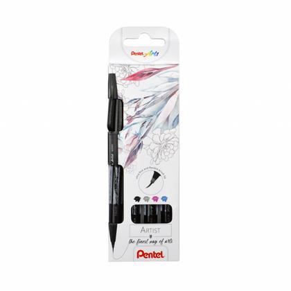 Маркер-кисть "Brush Sign pen Artist" набор 4 шт.