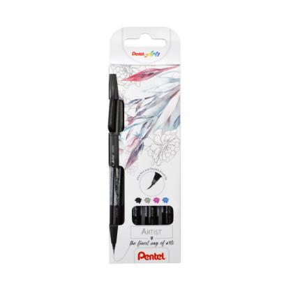 Маркер-кисть "Brush Sign pen Artist" набор 4 шт.