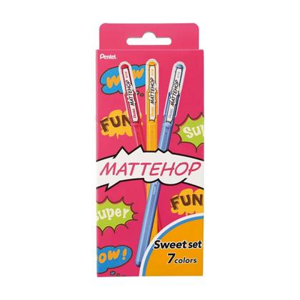 Набор ручек гелевых "Mattehop. Sweet Set" 1 мм, пласт., ассорти, 7 шт.