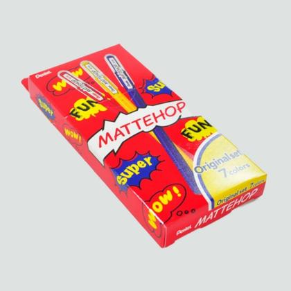 Набор ручек гелевых "Mattehop. Original Set" 1 мм, пласт., ассорти, 7 шт.