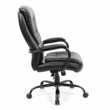 Кресло д/руководителя BRABIX PREMIUM Heavy Duty HD-004 экокожа, черный, крестов. металл 