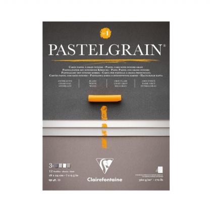 Блок бумаги для пастели "PastelGrain" 4 оттенка, 18*24см, 360 г, 12л. №1