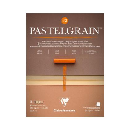 Блок бумаги для пастели "PastelGrain" 4 оттенка, 18*24см, 360 г, 12л. №2