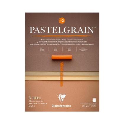 Блок бумаги для пастели "PastelGrain" 4 оттенка, 30*40см, 360 г, 12л. №2