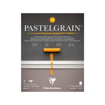 Блок бумаги для пастели "PastelGrain" 4 оттенка, 24*30см, 360 г, 12л. №1