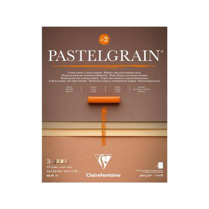 Блок бумаги для пастели "PastelGrain" 4 оттенка, 24*30см, 360 г, 12л. №2