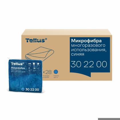 Салфетка из микроволокна Tellus, 220 гр/м2, 35*35см, красный, 5шт/упак