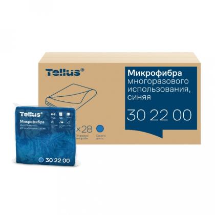 Салфетка из микроволокна Tellus, 220 гр/м2, 35*35см, красный, 5шт/упак
