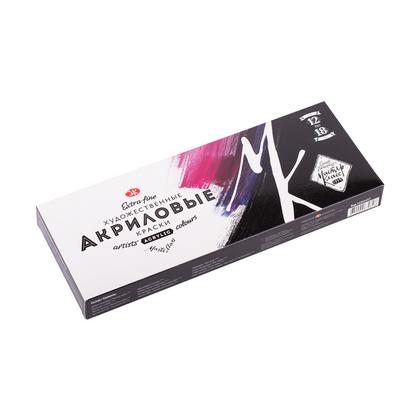 Краски акриловые "Мастер Класс" 12 цв., 18 мл.