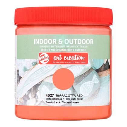Краски декоративные "INDOOR & OUTDOOR" 4027 красный терракотовый 250 мл.