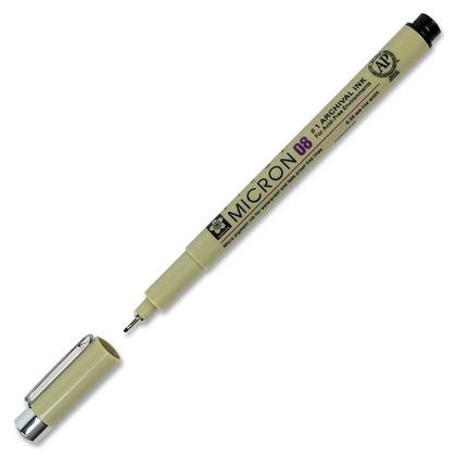 ручка капиллярная "Pigma Micron" - 0.5мм, черный