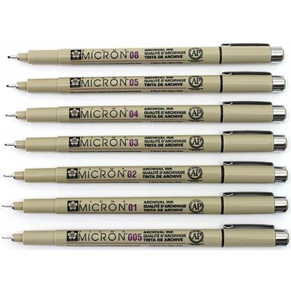 ручка капиллярная "Pigma Micron" - 0.3мм, черный