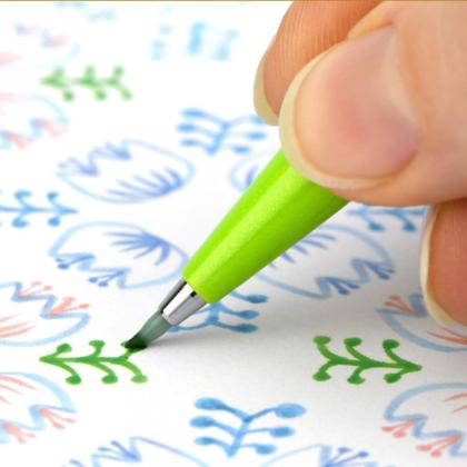 Маркер-кисть "Brush Sign pen. Pastel" набор, 4 шт.
