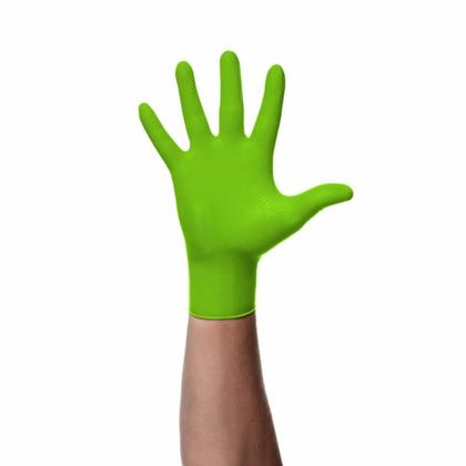 Перчатки нитриловые  неопудренные одноразовые GoGrip р-р XXL 50 шт./уп. зеленый