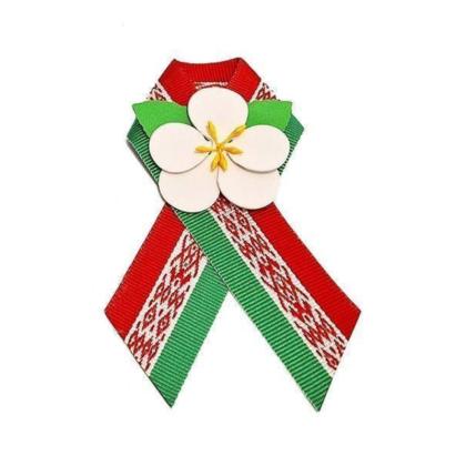 Бутоньерка "Цветы Великой Победы", с булавкой