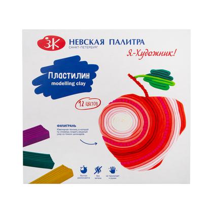 Пластилин 12 цв. "Я - Художник!"