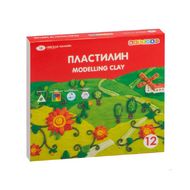 Пластилин 12 цв. "Цветик"
