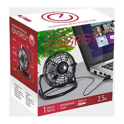 электровентилятор настольный Energy EN-0604 USB, черный