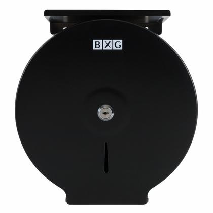 Диспенсер BXG-PD-5005B д/туалетной бумаги в средних и больших рулонах, металл, цв.черный матовый