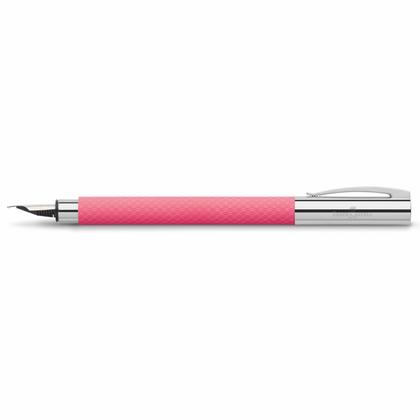 Ручка перьевая М "Ambition Pink Sunset", смола, розовый, патрон черный