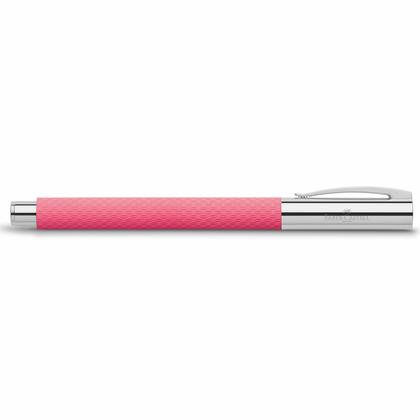 Ручка перьевая М "Ambition Pink Sunset", смола, розовый, патрон черный