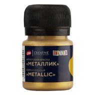 Краска акриловая металлик "Декола" 970 золото геральдик, 20 мл., банка