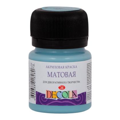 Краска акриловая матовая "Декола" 536 серо-голубая, 20 мл., банка