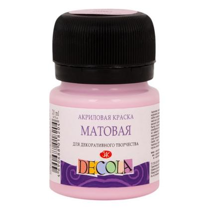 Краска акриловая матовая "Декола" 370 сакура, 20 мл., банка