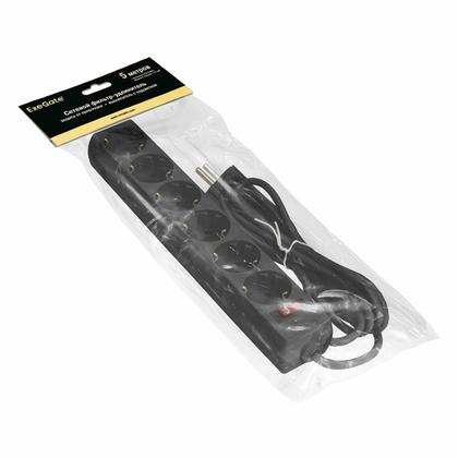 Сетевой фильтр 5м ExeGate SP-6-5B, EX119395RUS, 6 розеток, черный